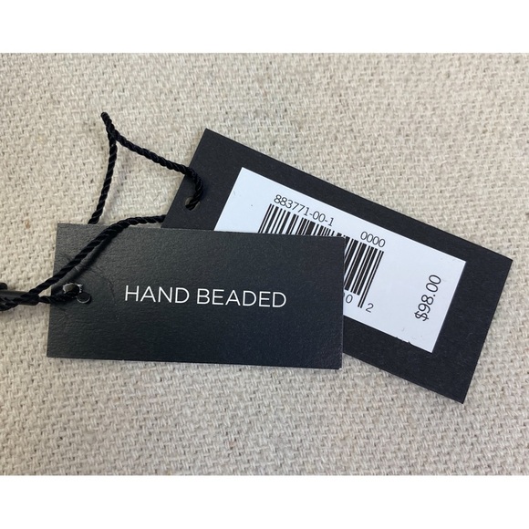 Banana Republic Black Hand Beaded Clutch - Picture 8 of 9